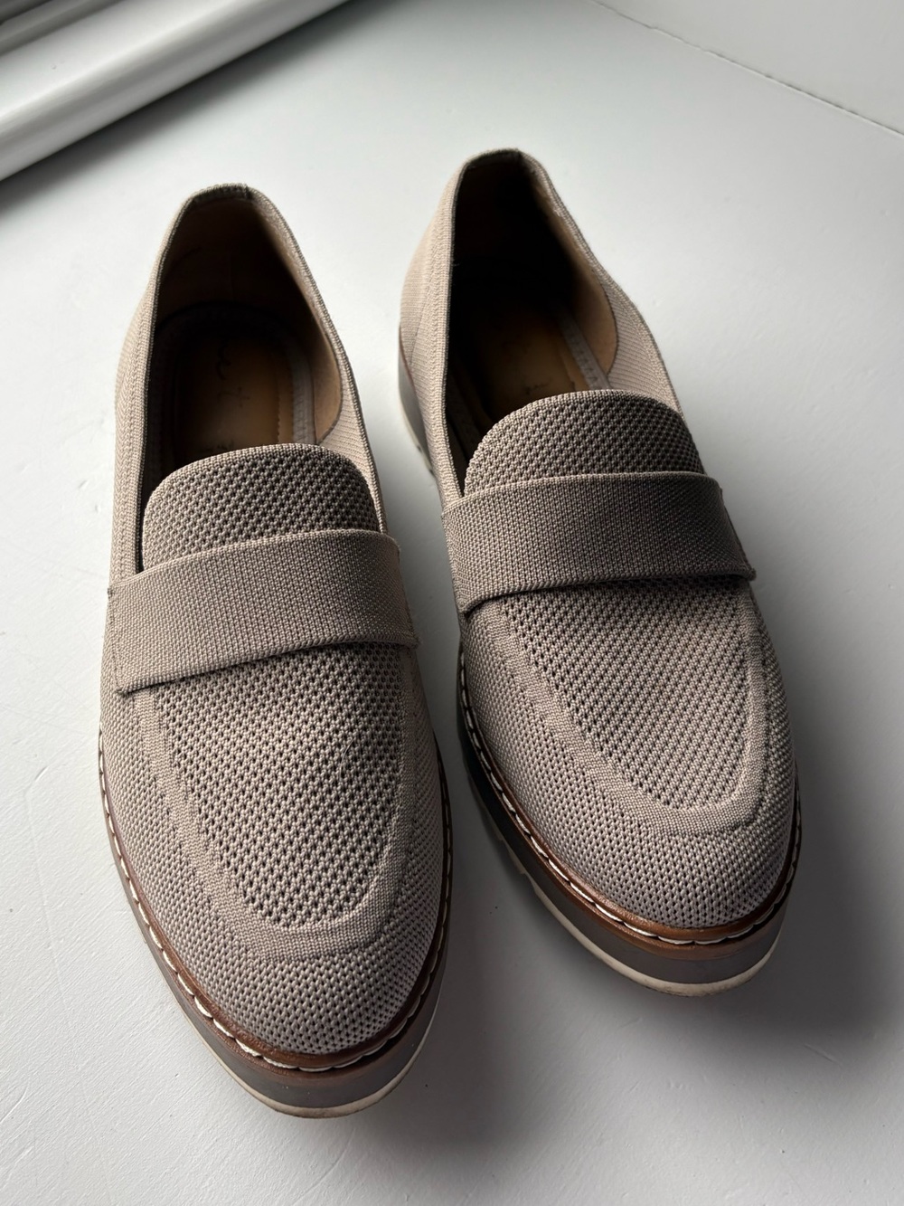 Women’s Penny Loafers in Taupe